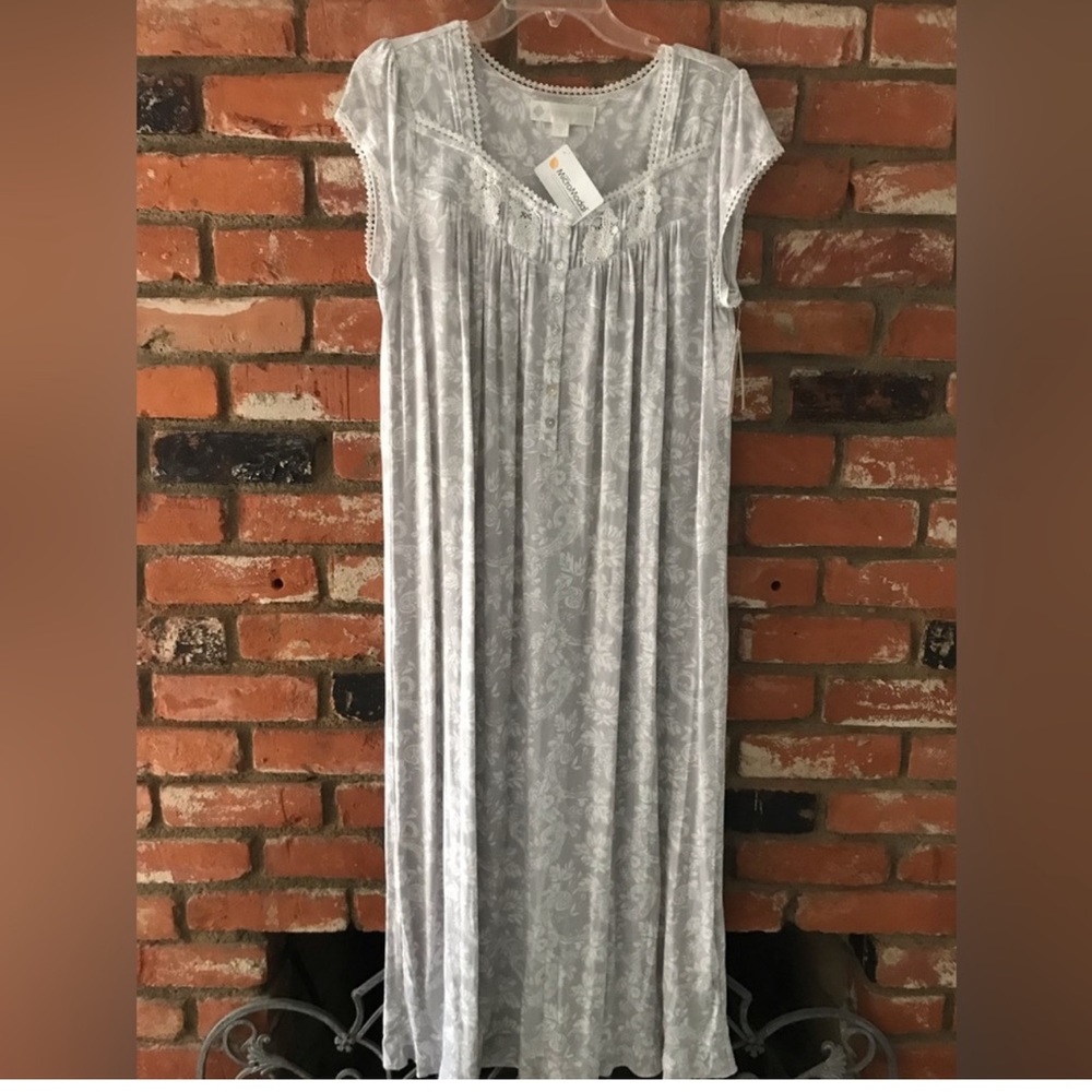 NWT Eileen West MicroModul Floor Length Nightgown